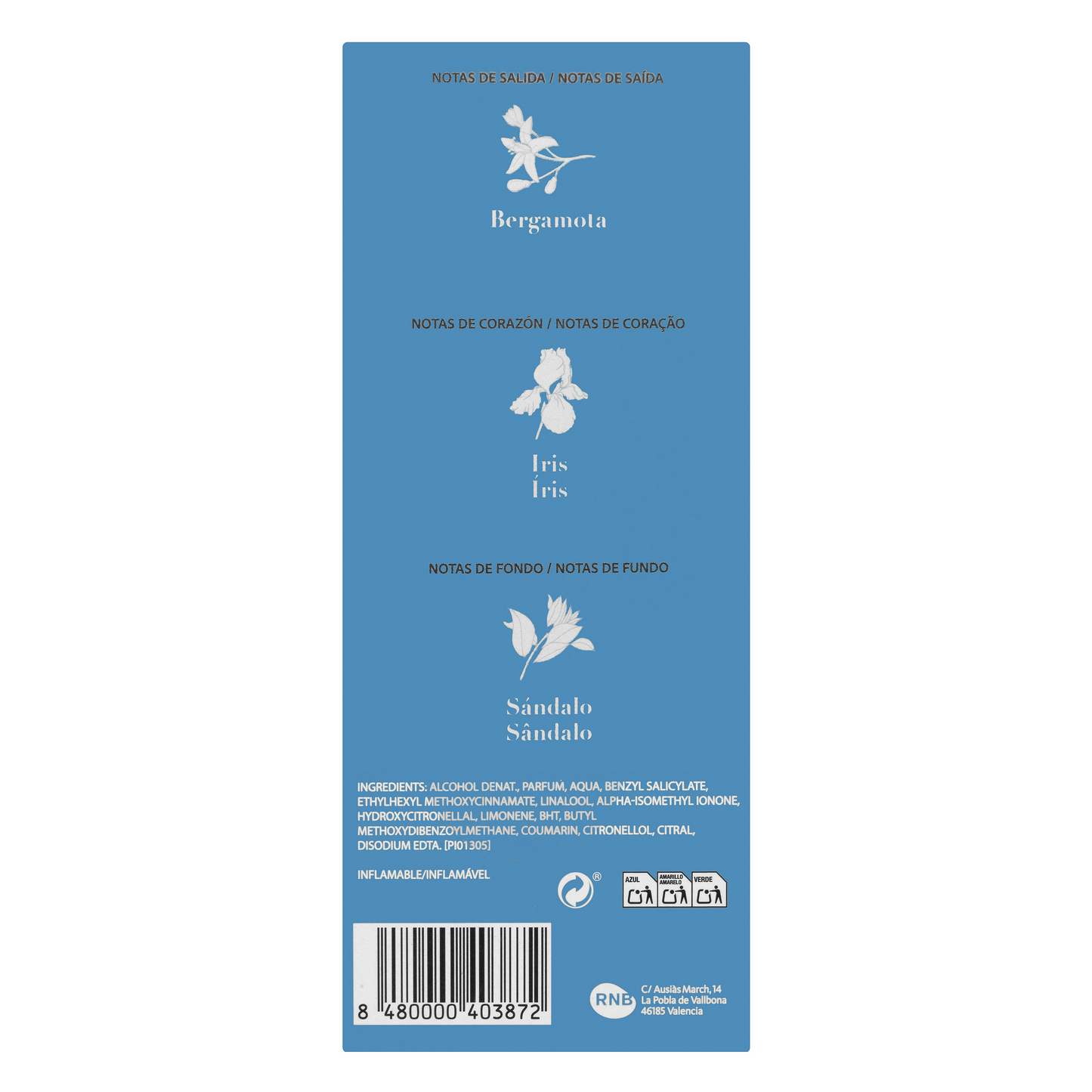 Eau de parfum mujer Blue Shine
